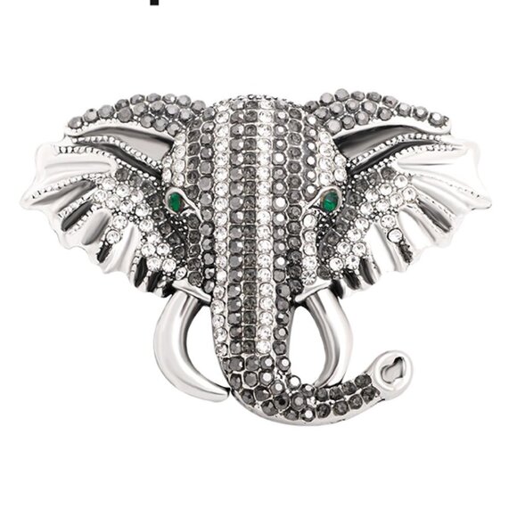Elephant Brooch - Picture 1 of 3